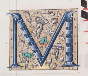 Illuminated Letter M - ReusableArt.com