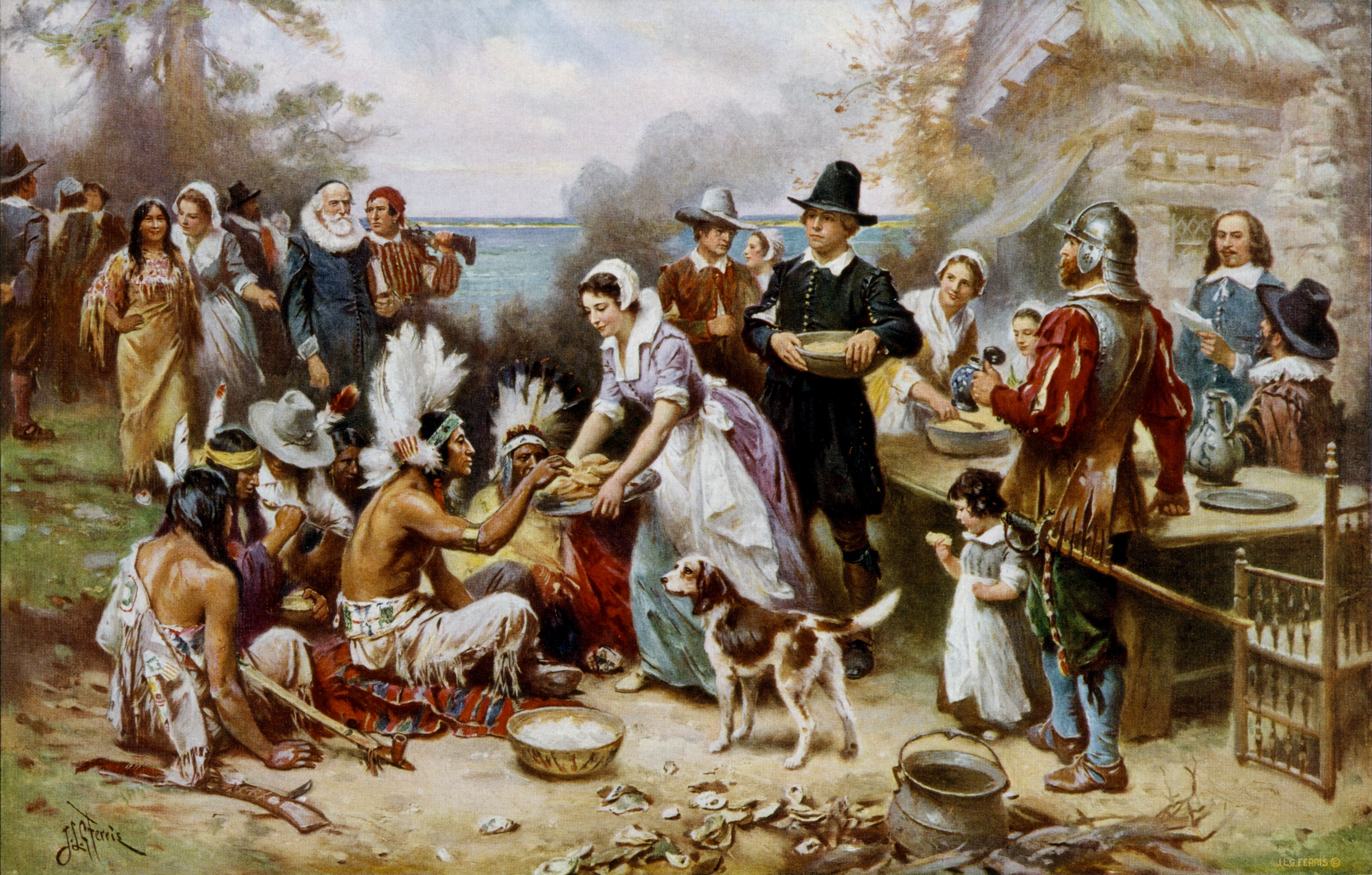 The First Thanksgiving ReusableArt