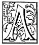 Fancy Letter A - ReusableArt.com